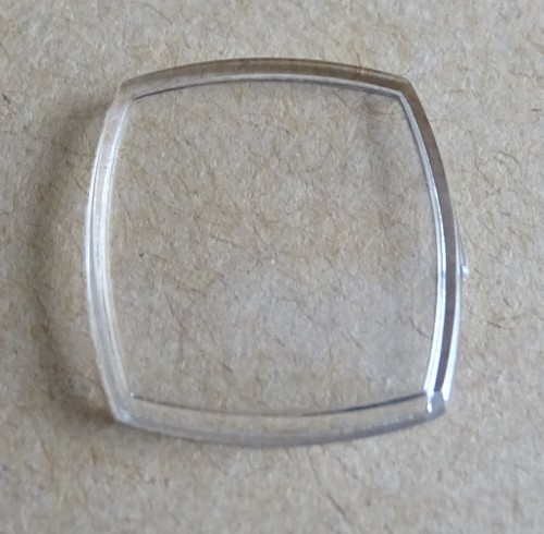 Vetro orologio rettangolo 5 - orologio,