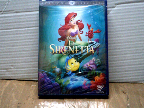 Sirenetta dvd disney - la, sirenetta-dvd