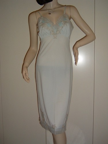 Vintage sottoveste azzurra van - sottoveste,