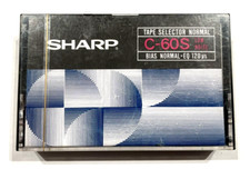 SHARP C-60S vintage audio cassette blank tape sealed Made in Japan Type I