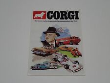 CORGI TOYS CATALOGO MODELLI
