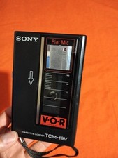 Recorder Cassette Sony TCM 19V Vintage Anni 80 Più Cuffie Sony Vintage
