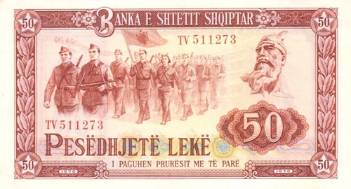 Albania leke anno - albania, 50