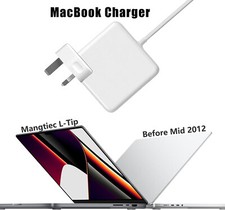 Caricabatteria 60W per MacBook Pro 13" A1278 A1181 A1184 A1344 Magsafe 1 adattatore punta L