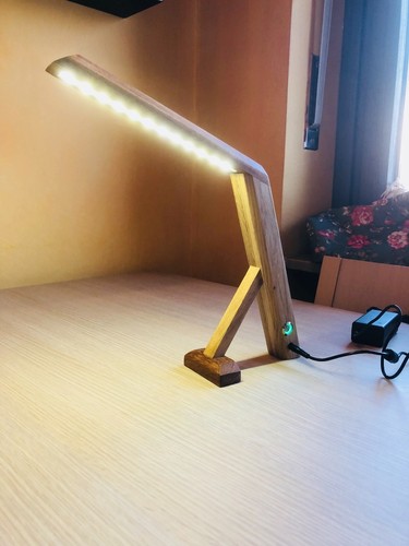 Lampada tavolo legno - tavolo, in