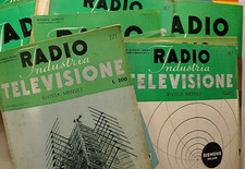 LOTTO RIVISTE RADIO, INDUSTRIA E TELEVISIONE ANNI 50/60 USATE .
