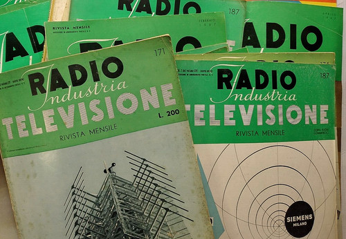 Lotto riviste radio industria - radio,,