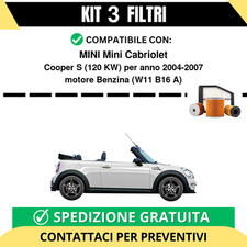 Kit 3 Filtri Tagliando per