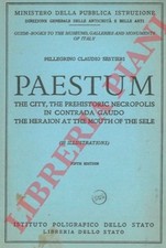 SESTIERI Pellegrino Claudio - Paestum. The city, the prehistoric necropolis in