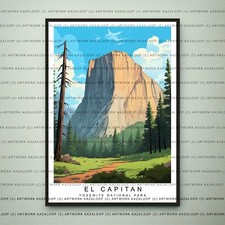 El Capitan illustrazione senza