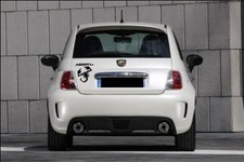 adesivo abarth stickers tuning scorpione auto fiat 500 tutti i colori