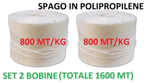 Set bobine bobina spago - 2, in
