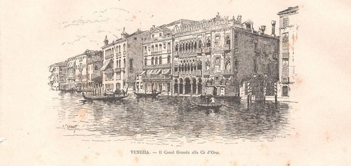 Venezia canal grande cà - canal,