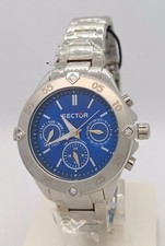 Sector 250 R3253250507 Multifunzione,Acciaio Inossidabile,10ATM,Corona a Vite