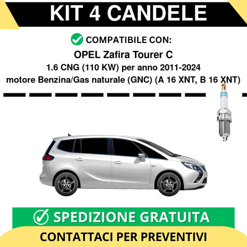 Kit candele per opel - kit,