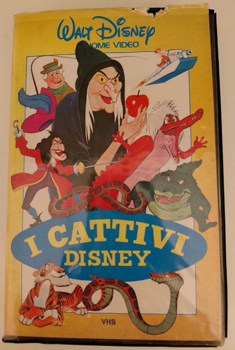 Cattivi disney vhs - cattivi, disney.vhs