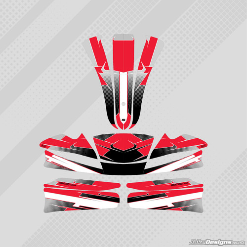 Kit adesivi kart - kit, completo