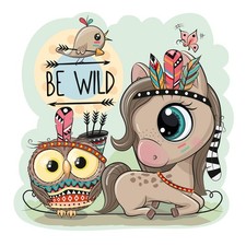 Adesivo Murale Animali Bambini