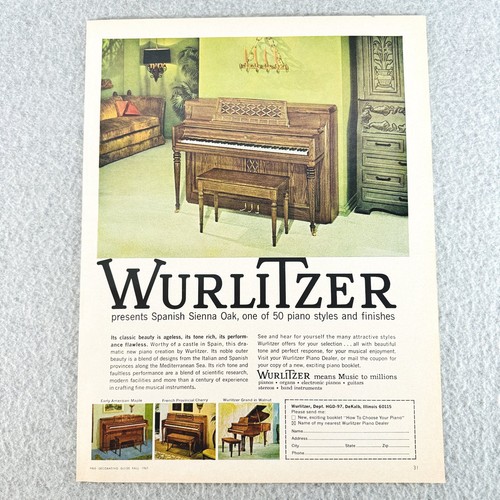 Wurlitzer piano 1967 spagnolo - piano,