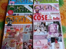 6 Riviste: 5 Cucito Creativo N 54-56-59-60-61 e Omaggio 1 Rivista Cose...Belle.