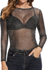 Maglia Trasparente Donna