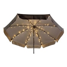 Catena luminosa 80 LED per ombrellone luce calda timer e telecomando incl. LIVAR