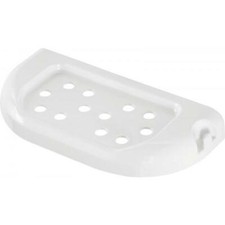 Porta sapone mensola vasca da bagno in plastica bianco muro parete mod. Gioia