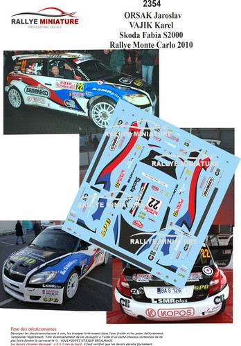 Decals ref 2354 skoda - ref,