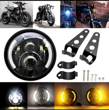Faro Rotondo Universale Moto A Led Custom