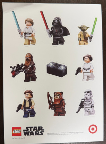 Lego star wars adesivi smart - star,