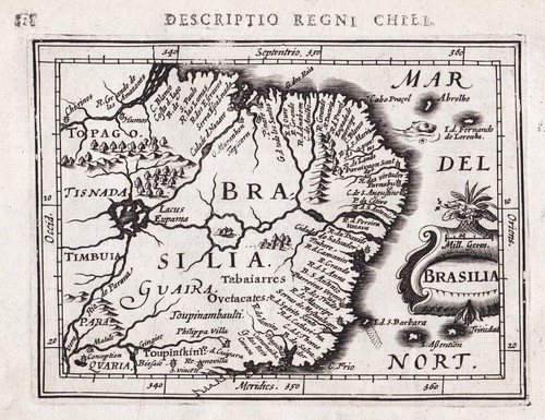 Mappa del brasile america - mappa,