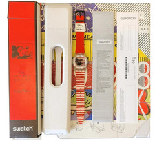 Orologio Swatch MOUSE MARINIERE GZ352 2021 Speciali Disegnato da Keith Haring