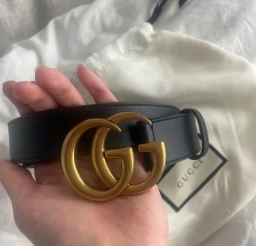 Gucci cintura pelle nera - gucci, in