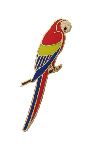 Distintivo spilla pappagallo