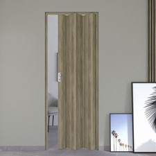 Porta a soffietto rovere in PVC effetto legno porte a scomparsa made in italy