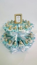 TORTA BOMBONIERA BIMBO PAGLIACCETTO PORTACHIAVEDA 32 FETT BATTESIMO CRESIMA COMP