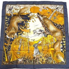 Sciarpa seta HERMES 90 CHASSE