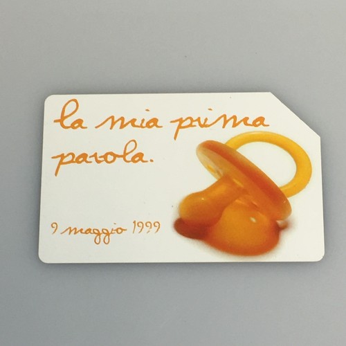 Carta scheda telefonica mia - carta,