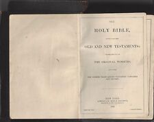 Il Sacra Bibbia Vecchio E