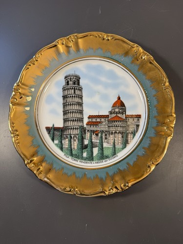 Piatto ricordo vintage pisa - piatto,