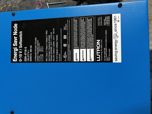 Lutron qsn 4t16 - lutron, energi