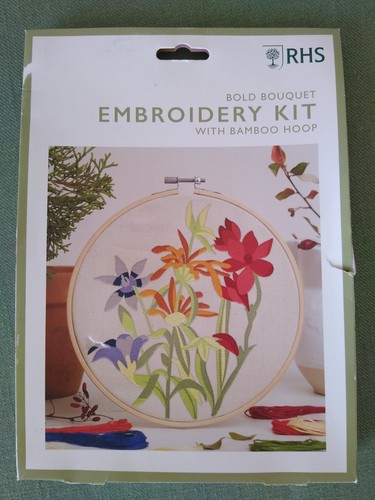 Rhs kit ricamo - rhs, bouquet