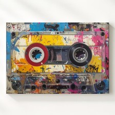 Nastro cassetta vintage arte