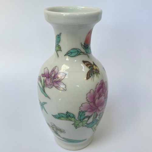 Vaso porcellana rosa famiglia - vaso,