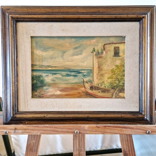 Quadro casa con - casa, sul