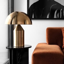 OLUCE - Atollo 239 MEDIA - Oro Satinato - Design By Vico Magistretti 1977