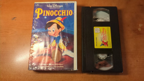 Pinocchio vhs disney - -,
