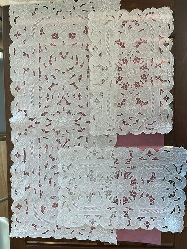 Set centrini bianchi - set,