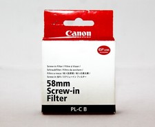 Filtro a rosca Polarizzatore CANON PL-C B 58MM Screw-in filter ORIGINALE