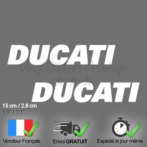 Adesivi per ducati bianco 15 - adesivi,